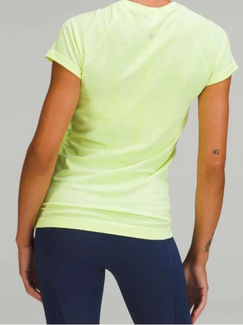 lululemon athletica NWT Swiftly Tech SS 2.0 Disorted Noise Neon Lemon Sorbet-10